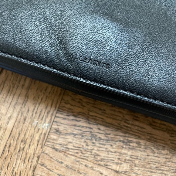 All Saints Zep Lamb leather cross body bag - Picture 6 of 8